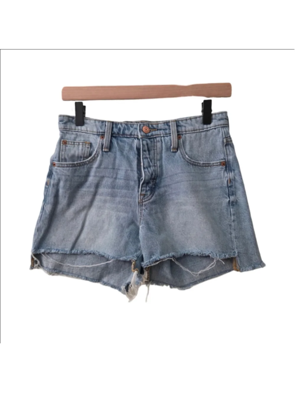Gap Vintage Cut Off Denim Shorts Womens Size 2/26 Light Wash Blue